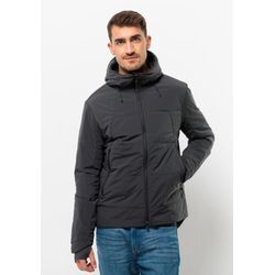 Fahrradjacke JACK WOLFSKIN "BIKE COMMUTE INS JKT M" Gr. L (52), grau (phantom) Herren Jacken