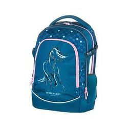 Walker Schulrucksack Fame 2.0 Lucky Horse Kunstfaser dunkelblau