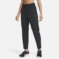 Nike Dri-FIT Fast 7/8-Laufhose mit mittelhohem Bund für Damen - Schwarz