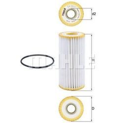 MAHLE Ölfilter Ø52,5mm 52,5mm für SKODA VW SEAT CUPRA AUDI PORSCHE 06L115562B 95811556200 95811556201 OX 1217D