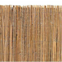 Bambusmatte Sichtschutzzaun Sichtschutz Bambus Gartenzaun Natur Windschutz 5 Meter / 150cm
