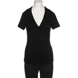 H&M Damen T-Shirt, schwarz, Gr. 36