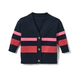 Strickjacke - Dunkelblau - Kinder - Gr.: 98/104