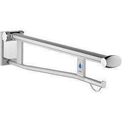 Keuco WC Stützklappgriff Plan Care 34903172838 850 cm, links, Aluminium silber-eloxiert/lichtgrau