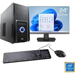 F (A bis G) CSL PC-Komplettsystem "Speed V21813" Computer-Komplettsysteme Gr. Microsoft Windows 11 Home (64 Bit), 8 GB RAM 500 GB SSD, schwarz