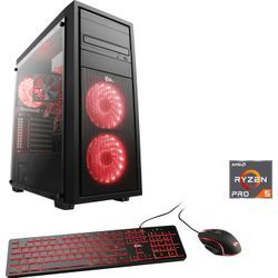 CSL Gaming-PC "Sprint V28316", schwarz, Microsoft Windows 11 Home (64 Bit), 32 GB RAM 1000 GB SSD, Computer