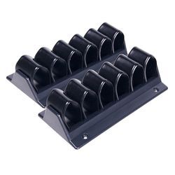 Dataflex Kabelwelle, 2er-Set, schwarz