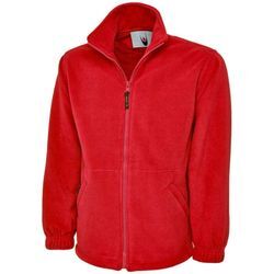 Uneek - Extra dicke Unisex Fleecejacke 300 g/m² Antipilling Rot xs - Rot