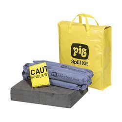 PIG Notfall-Kit in Tragetasche, Ausführung universal, absorbiert 34,7 l