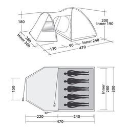 Easy Camp Eclipse 500 - Zelt