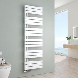 Badheizkörper Handtuchheizkörper Weiß Flach Paneel Seitenanschlusss Heizkörper für Bad 1599x500mm 794 Watt - S'afielina