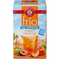 TEEKANNE Frio Tee Maracuja, Pfirsch 18 Stück à 2.5 g