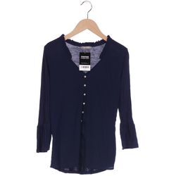 Orsay Damen Langarmshirt, marineblau, Gr. 34