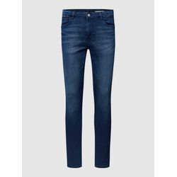 Skinny Fit Jeans mit Knopf- und Reißverschluss