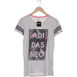 adidas NEO Damen T-Shirt, grau, Gr. 34