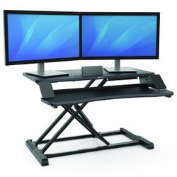 Fellowes Monitorständer Corsivo Sitz-Steh Workstation schwarz