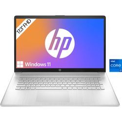 HP Notebook "17-cn3275ng", silber, 16 GB RAM 512 GB SSD, Core i7, Windows 11 Home, Notebooks