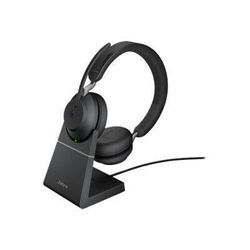 Jabra Evolve2 65 MS Stereo Headset On-Ear schwarz