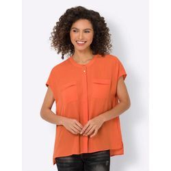 heine Klassische Bluse Oversized Bluse, orange