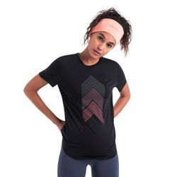 Icebreaker 125 Cool-Lite™ Merino Blend Sphere III T-Shirt Peak Sprint - Frau - Black - Größe XS