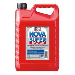 LIQUI MOLY Motoröl Nova Super 15W-40 Schaltgetriebeöl,Motoröl,Verteilergetriebeöl für PEUGEOT LADA ISUZU LAND ROVER PIAGGIO 1426