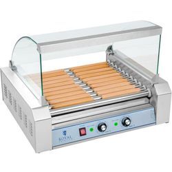 Hot Dog Maker Hot Dog Grill Gerät Hotdog Rollen Grill Edelstahl 11 Rollen 2200 w