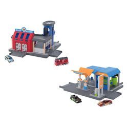 Playtive Die Cast Gebäude, inkl. zwei Zinkguss-Fahrzeuge