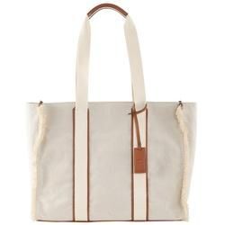 TOM TAILOR Damen Zoya Shopper, beige, Uni, Gr. ONESIZE