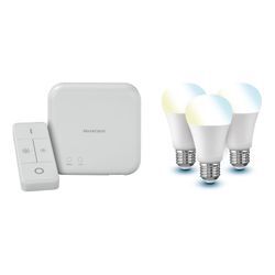 LIVARNO home Zigbee Smart Home Starter Kit, mit Gateway und 3 Leuchtmittel