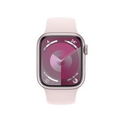 Apple Watch Series 9 (GPS + Cellular) 41mm Aluminiumgehäuse pink, Sportband pink M/L