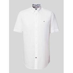 Regular Fit Business-Hemd mit Button-Down-Kragen