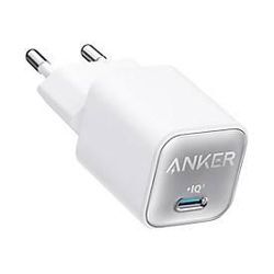 Anker 511 Charger (Nano III) - Netzteil - 30 Watt - 3 A - IQ 3.0, SFC (24 pin USB-C) - Aurora White