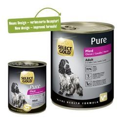 SELECT GOLD Pure Adult Pferd 24x800 g