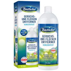 1 Liter Konzentrat Bactador Geruchsentferner und Fleckenentferner Katze