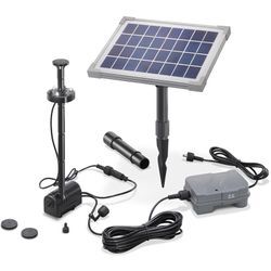 Solar Teichpumpe 5W mit Akku und led Gartenteich Wasserspiel Teich 101920 - Esotec