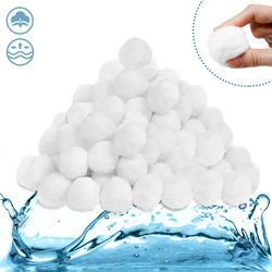 Froadp - Pool Filterbälle Sandfilteranlage Filterballs Pool-filterkugel Wattebällchen für Filterkessel Pool 1400g Filter Balls Filteranlagenzubehör