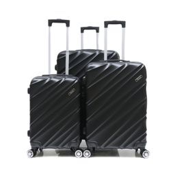 Reisekoffer Koffer 3 tlg Hartschale Trolley Set Kofferset Handgepäck