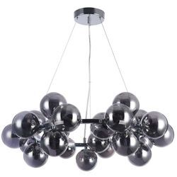 Maytoni - Pendelleuchte Hängelampe Deckenleuchte Esszimmerlampe Chrom Rauchig d 69 cm