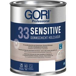 33 Sensitiv-Lasur Farblos 0,75 ltr. - Gori