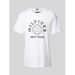 T-Shirt mit Label-Print Modell 'HILFIGER COIN'