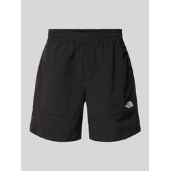 Straight Leg Shorts mit Label-Stitching Modell 'EASY WIND'