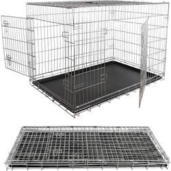 Hundetransportbox Falltbar Drahtkäfig Hunde Transportbox Gitterbox Hundekäfig