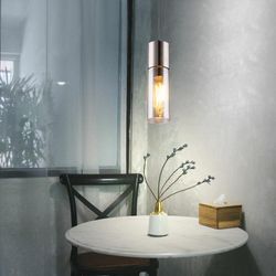 Decken Hänge Lampe rauch Wohn Zimmer Glas Pendel Strahler Leuchte im Set inkl. led Leuchtmittel