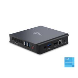 CSL Mini-PC "Narrow Box Ultra HD Compact v5", schwarz, Microsoft Windows 10 Pro (64 Bit), 4 GB RAM 512 GB SSD, Computer