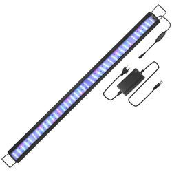 Vingo - 45W led Aquarium mit timer Aquariumleuchte Abdeckung rgb Licht,107-130cm