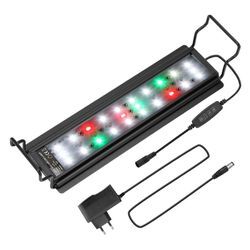 Vingo - 10W led Aquarium mit timer Aquariumleuchte Abdeckung rgb Licht,30-45cm