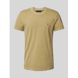 Slim Fit T-Shirt mit Logo-Stitching Modell 'GARMENT'