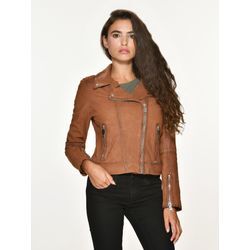 Lederjacke MAZE "Romie" Gr. L, braun (cognac) Damen Jacken