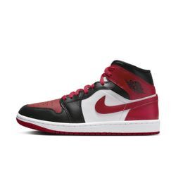 Air Jordan 1 Mid Damenschuh - Schwarz