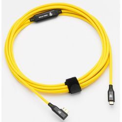 CobraTether USB-C an USB-C 90° 10m gelb